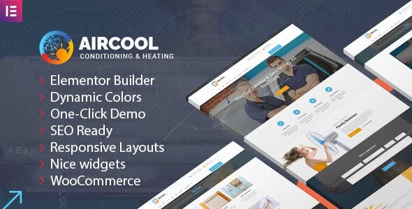 AirCool - Conditioning And Heating WordPress theme Logo